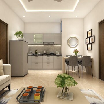 Living Room in 1 BHK Apartment at Redwood Magnus, Jeerota – for Sale
