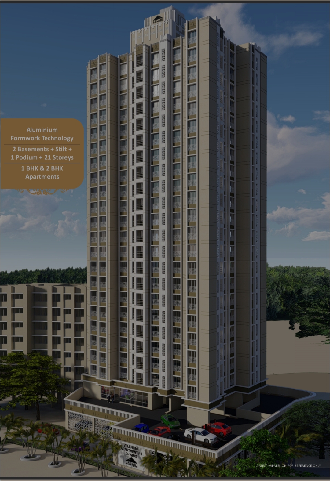 2 BHK Apartment For Resale in Valentine Apartments Goregaon East Mumbai  7721200