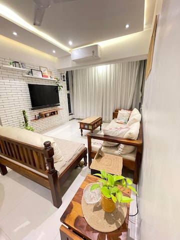 Living Room in 1 BHK Apartment at Kandivali West – for Sale