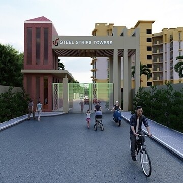 2 BHK Apartment – Exterior View View at Steel Strips Towers, Central Derabassi - for Sale