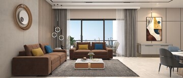 Living Room in 3 BHK Apartment at Ghorpadi – for Sale