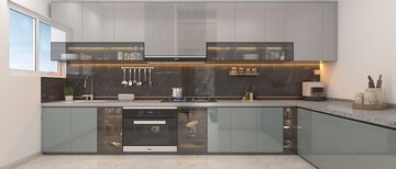 Kitchen in 3 BHK Apartment at Ghorpadi – for Sale