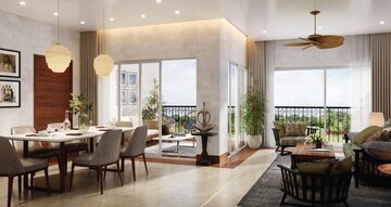 Living Room in 4 BHK Apartment at Ghorpadi – for Sale