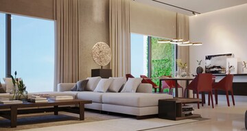 Living Room in 4 BHK Apartment at Ghorpadi – for Sale