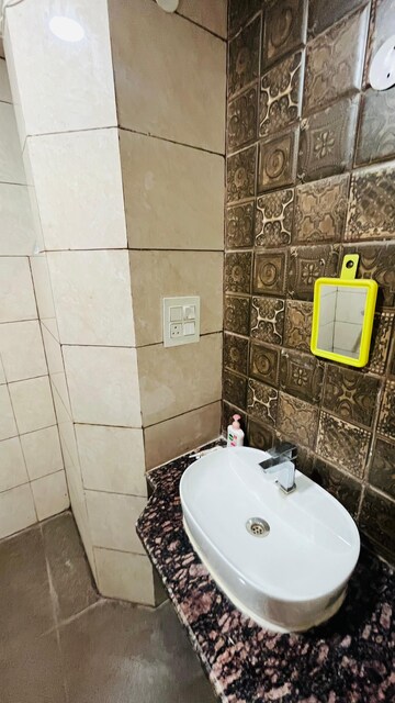 Bathroom in 3 BHK Apartment at Green Valley Residencia, Ghazipur – for Rent