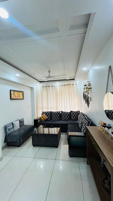 Living Room in 3 BHK Apartment at Green Valley Residencia, Ghazipur – for Rent