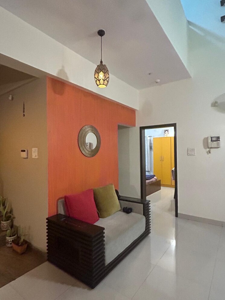 Living Room, bu-bhandari-chrrysalis 3 Bedroom 1975 Sq.Ft. Villa In Wagholi Pune 7722415