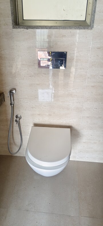 Bathroom in 2 BHK Apartment at Sunteck One World, Naigaon East – for Rent