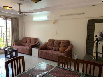 Living Room in 2 BHK Apartment at K Raheja Vihar, Powai – for Rent