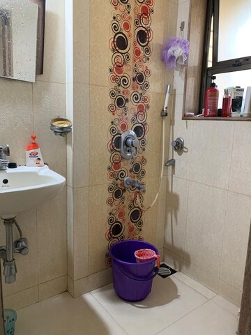Bathroom in 2 BHK Apartment at K Raheja Vihar, Powai – for Rent