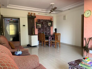 Living Room in 2 BHK Apartment at K Raheja Vihar, Powai – for Rent