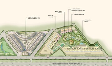 3 BHK Apartment – Map Location View at M3M Capital, Sector 113 - for Sale