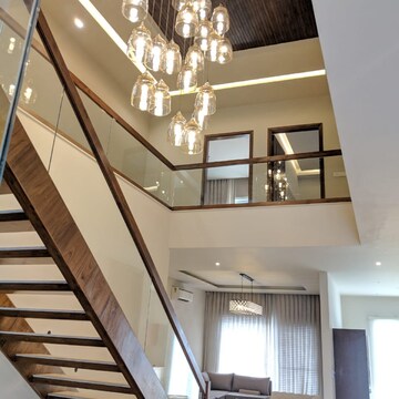 Staircase in 5 BHK Villa at Mullanpur – for Sale