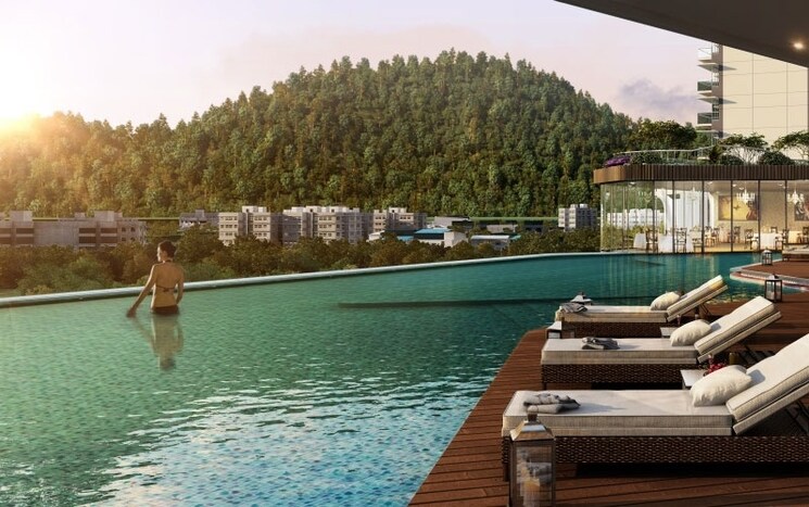 Swimming Pool, sheth-montana 4 Bedroom 1951 Sq.Ft. Apartment In Mulund West Mumbai 7727261