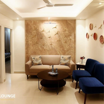 Living Room in 3 BHK Apartment at Ambala Highway – for Sale