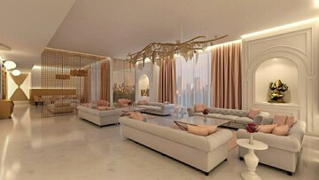Living Room in 5 BHK Apartment at Vesu – for Sale