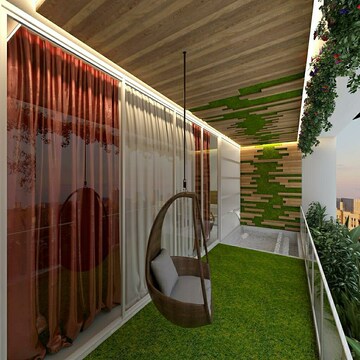 Balcony in 5 BHK Apartment at Vesu – for Sale