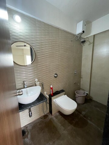 Bathroom in 3 BHK Apartment at VTP Solitaire, Baner – for Rent
