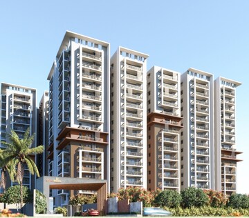 3 BHK Apartment – Exterior View View at Bricks Cyberwoods, Osman Nagar - for Sale