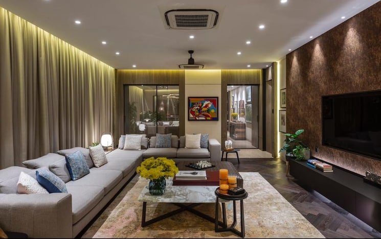 Living Room, fortune-vue 1 Bedroom 444 Sq.Ft. Apartment In Jacob Circle Mumbai 7728144