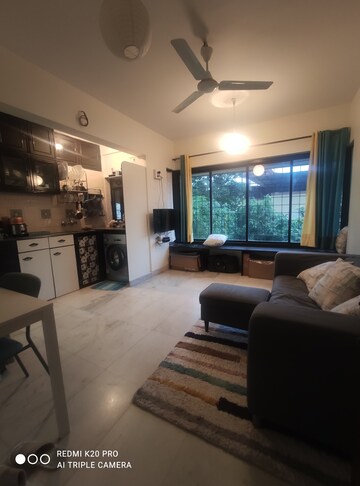 Living Room in 1 BHK Apartment at Bandra West – for Rent