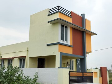 2 BHK Independent House – Exterior View View at Trichy Madurai Road - for Sale
