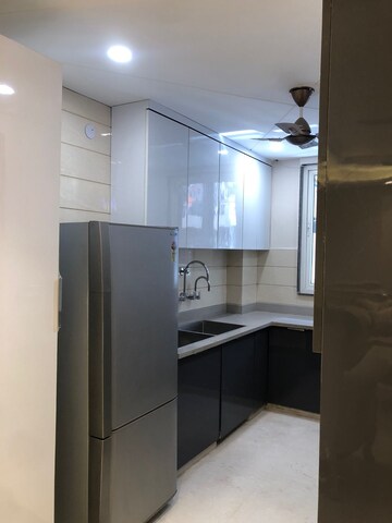 Kitchen in 3.5 BHK Builder Floor at Kohat Enclave – for Sale