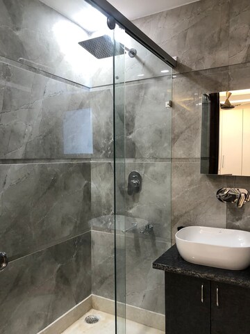 Bathroom in 3.5 BHK Builder Floor at Kohat Enclave – for Sale