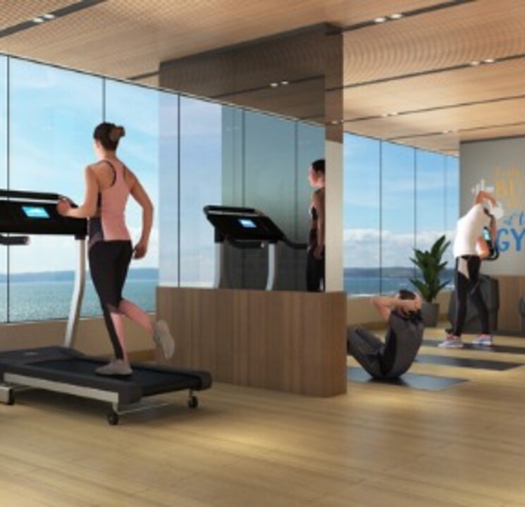 Gym, sethia-marine-view 2 Bedroom 586 Sq.Ft. Builder Floor In Borivali West Mumbai 7730973