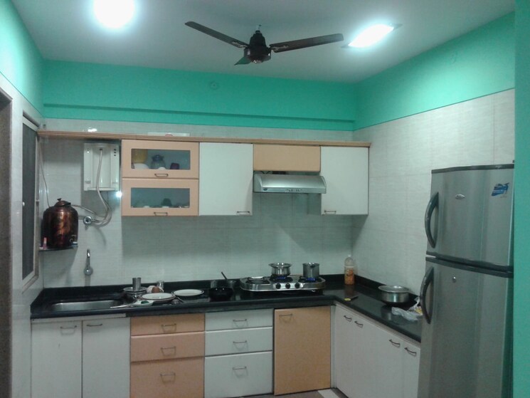 Kitchen, harshi-heritage 3 Bedroom 1600 Sq.Ft. Apartment In Kharghar Sector 19 Navi Mumbai 7731009