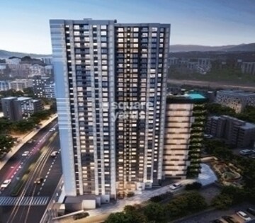 2 BHK Apartment – Exterior View View at Ashar Axis, Majiwada - for Rent