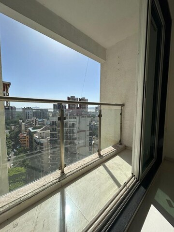 Balcony in 2 BHK Apartment at L And T Seawoods Residences, Seawoods – for Rent