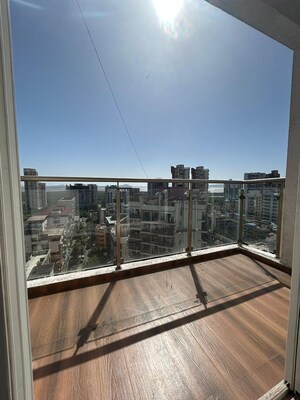 Balcony in 2 BHK Apartment at L And T Seawoods Residences, Seawoods – for Rent