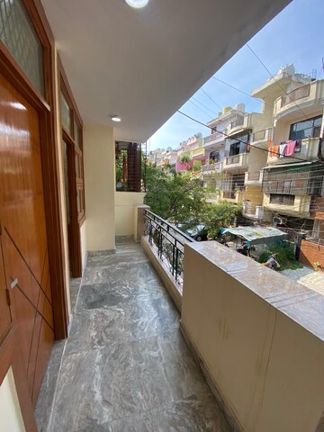 Balcony in 3 BHK Builder Floor at Niti Khand – for Sale