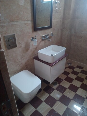 Bathroom in 2 BHK Builder Floor at Palam Vihar Residents Association, Palam Vihar – for Rent