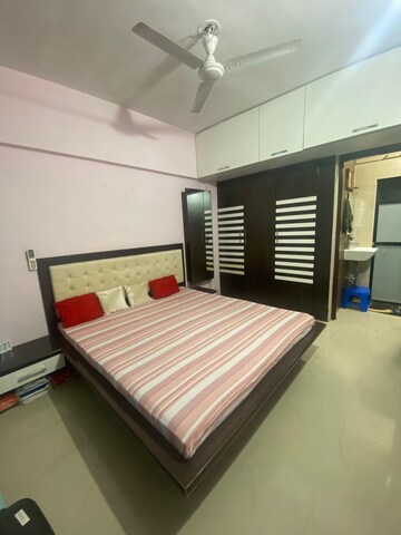 Bedroom in 1 BHK Apartment at Swastik Residency Phase II CHS Ltd, Ghodbunder Road – for Sale