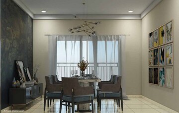 Living Room in 4 BHK Apartment at Prestige Beverly Hills, Kokapet – for Sale