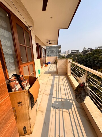 Balcony in 4 BHK Builder Floor at Sushant Lok 2, Sector 57 – for Sale