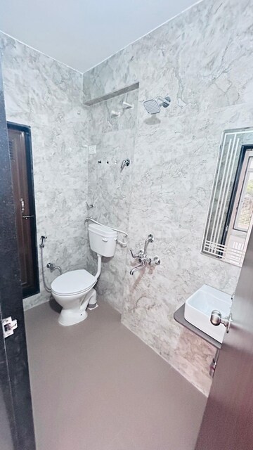 Bathroom in 3 BHK Apartment at Thanekar Palacio, Badlapur East – for Sale