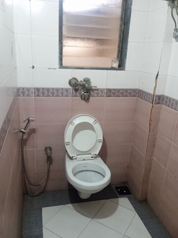 Bathroom in 1 BHK Apartment at Kshitij CHS, Goregaon East – for Sale