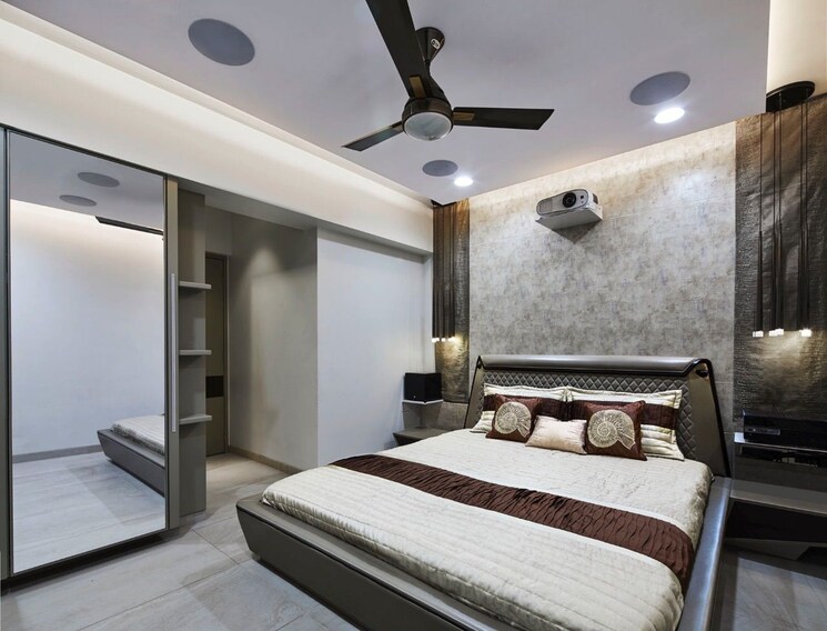 Bedroom, varun-garden 3 Bedroom 1400 Sq.Ft. Apartment In Ghodbunder Road Thane 7737193