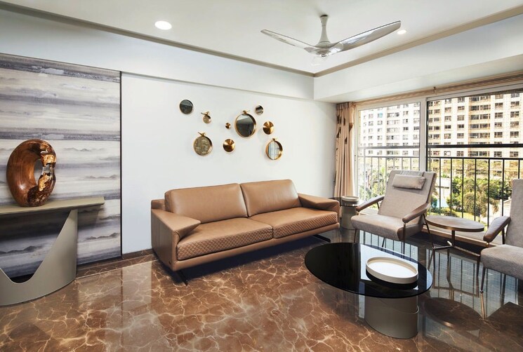 Living Room, varun-garden 3 Bedroom 1400 Sq.Ft. Apartment In Ghodbunder Road Thane 7737193