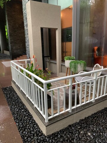 Balcony in 3 BHK Apartment at Lodha Amara, Kolshet Road – for Sale
