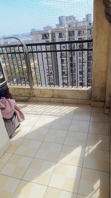 Balcony in 3 BHK Apartment at Uninav Heights Phase I, Raj Nagar Extension – for Sale