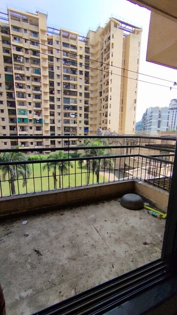Balcony in 1 BHK Apartment at Raunak City Phase 3, Kalyan West – for Sale