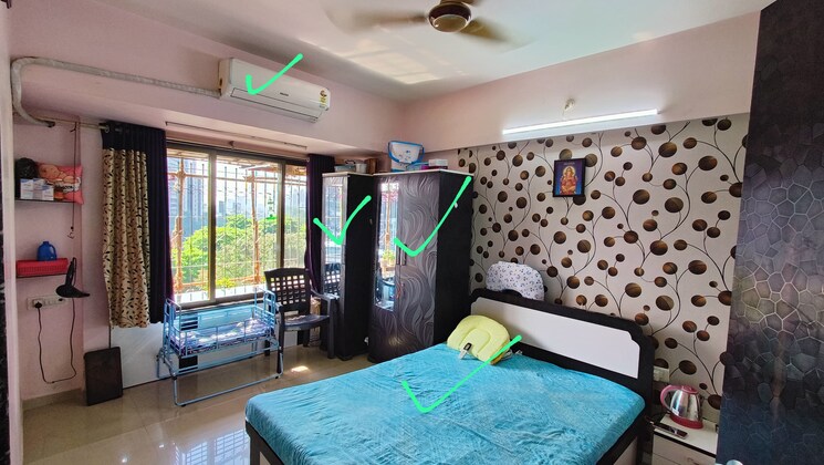 Master Bedroom, dss-mahavir-trinklets 1 Bedroom 600 Sq.Ft. Apartment In Kanjurmarg East Mumbai 7738002