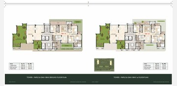 Master Plan in 3 BHK Apartment at Omaxe The Resort Lucknow, Gomti Nagar – for Sale