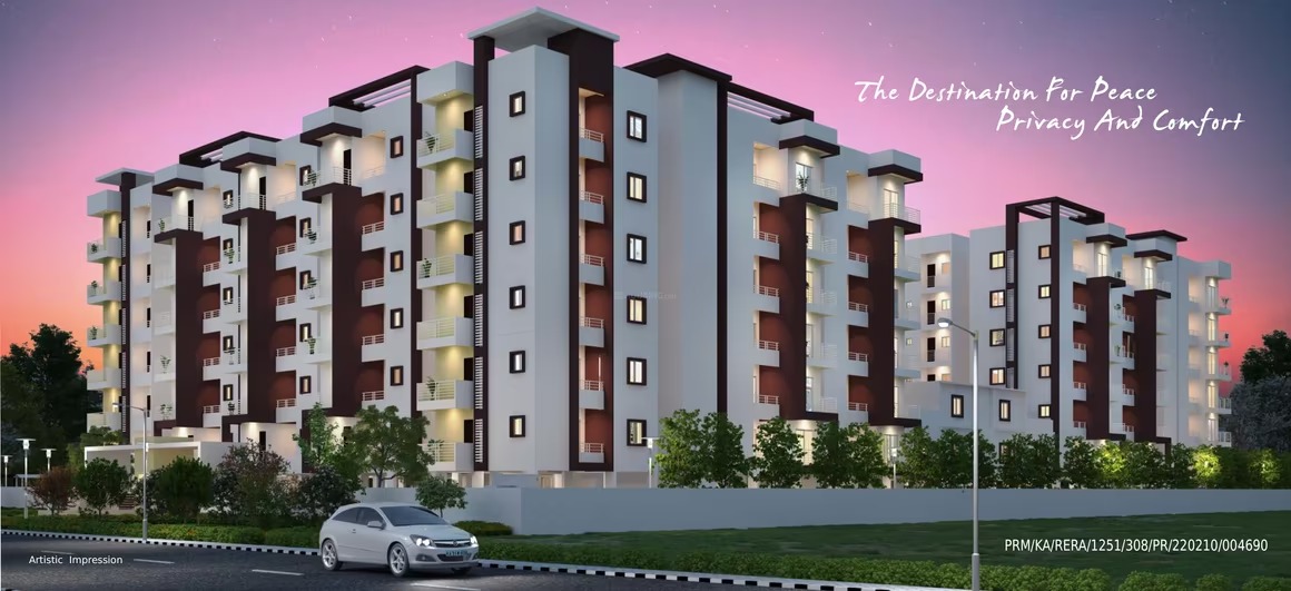 2 BHK Apartment For Resale in Evershine Northeast Apartments Gattahalli Bangalore  7741031