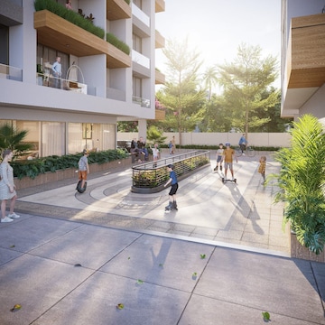Balcony in 2 BHK Apartment at Vesu – for Sale