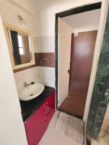 Bathroom in 1 BHK Apartment at Kharadi – for Rent
